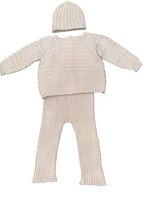 Li Me Moore Toasted Knit 3pc Sweater Set