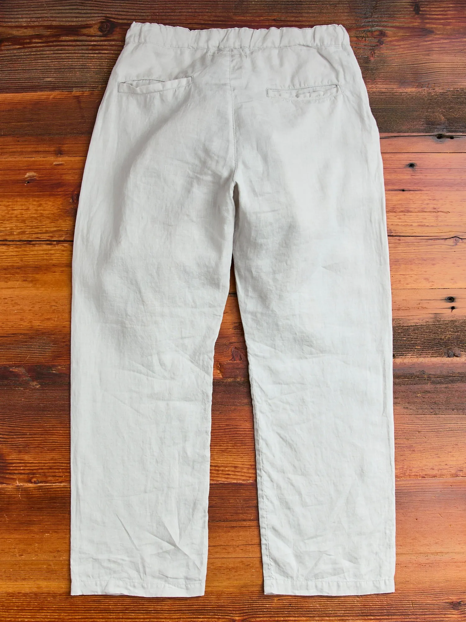 Linen Easy Pants in Grey