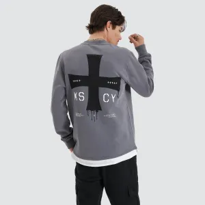 Lostland Heavy Layered Dual Curved Jumper Charcoal