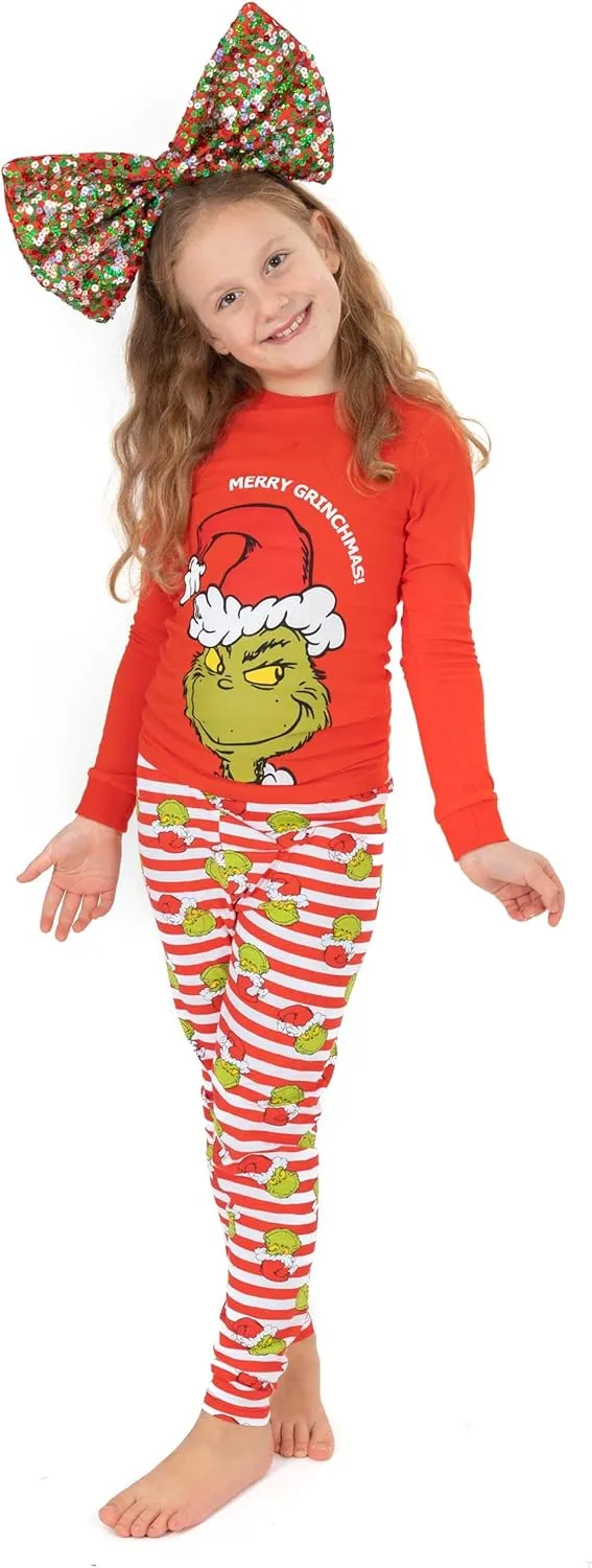 Matching Family Christmas Pajamas Adults Kids Snug Fit