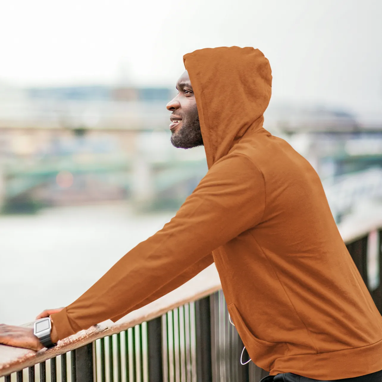 Men's Copper Hoodie and Jogger Set