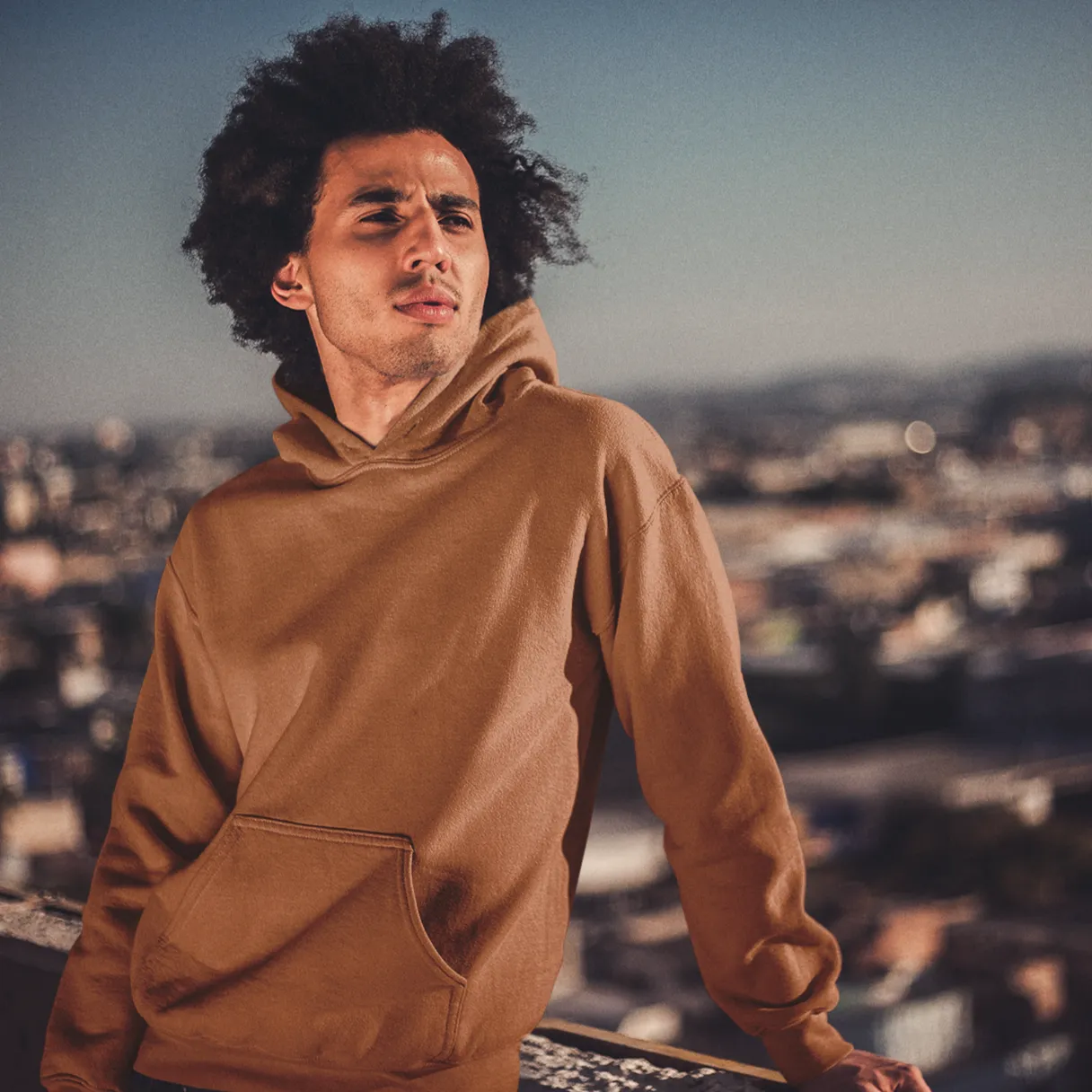 Men's Copper Hoodie and Jogger Set