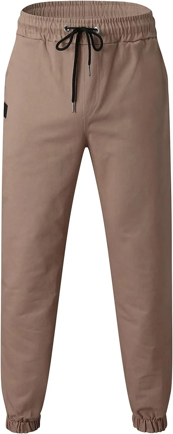 Mens Sweatpants Joggers Pants Man Waist Athletic Sports Sweats Casual Trousers Pants Sweatpants for Men with Pockets