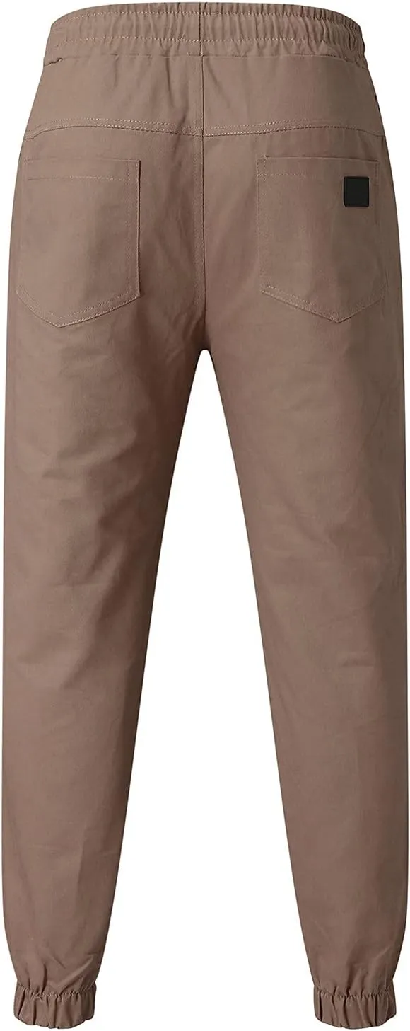 Mens Sweatpants Joggers Pants Man Waist Athletic Sports Sweats Casual Trousers Pants Sweatpants for Men with Pockets
