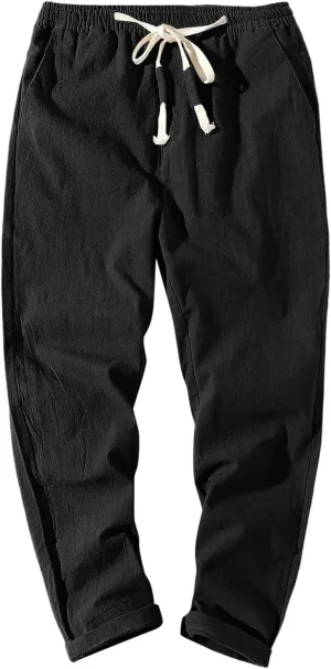 Mens Sweatpants with Pockets Big and Tall Straight Sweatpant Men's Athletic Sweatpants Casual Loose Fit Trousers High