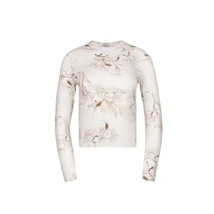 Mun Printed Essnential Tee Ivory/Tan