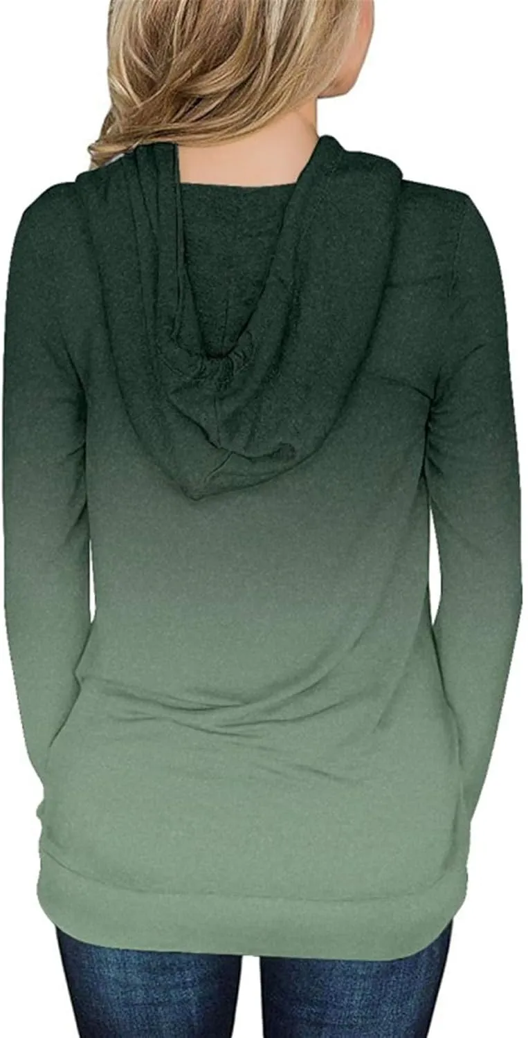 onlypuff Women's Pullover Hoodies Teen Girls Trendy Fall Fashion Tops Hooded Sweatshirts