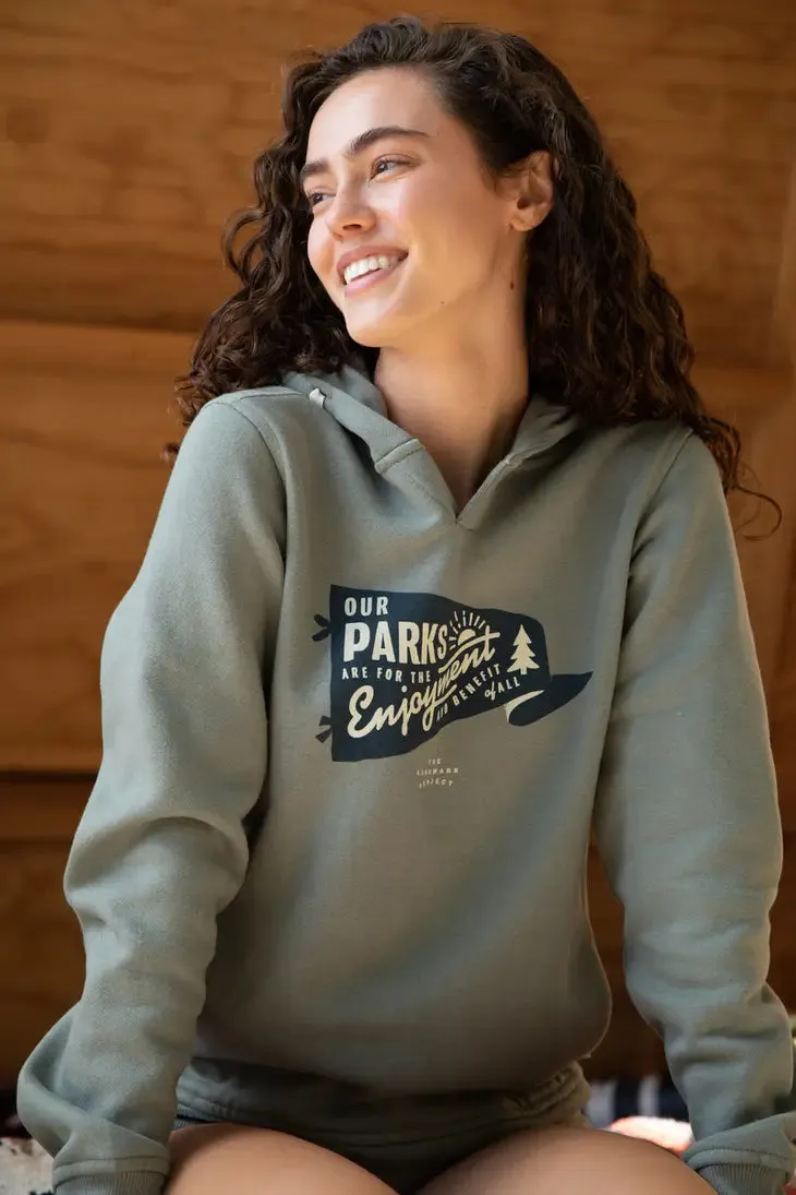 Park Pennant Forestry Hoodie - AGAVE