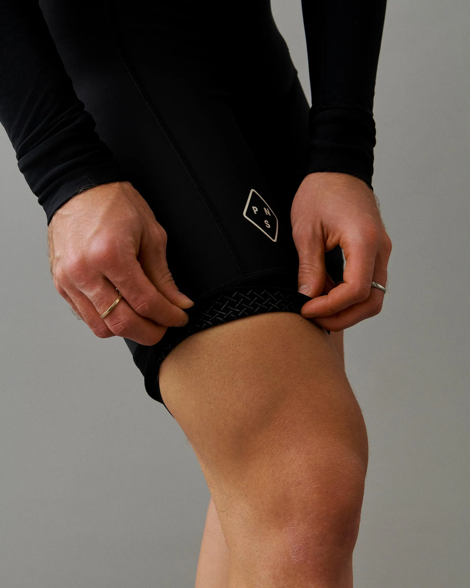 PAS Men's Deep Winter Bib Shorts Black