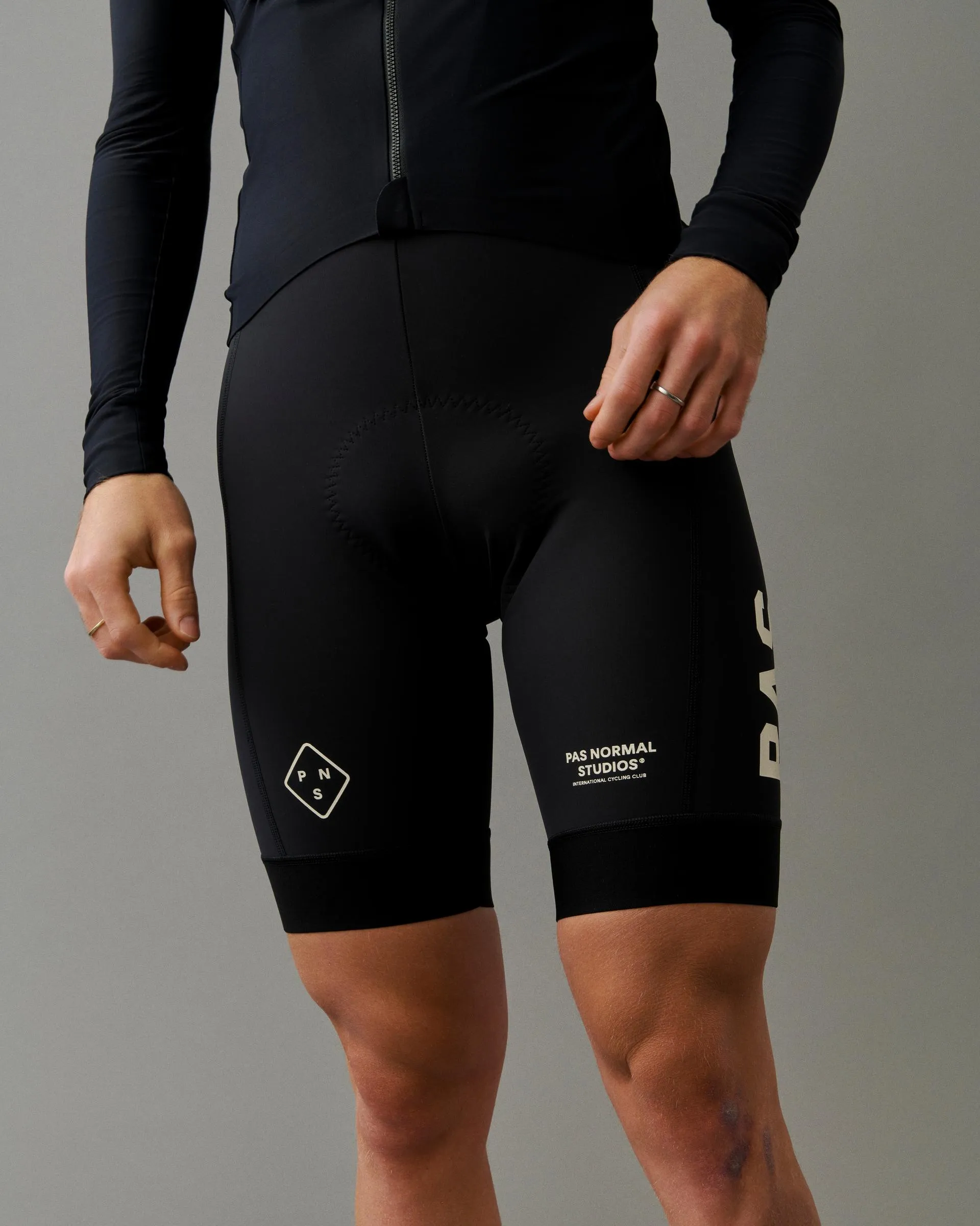 PAS Men's Deep Winter Bib Shorts Black