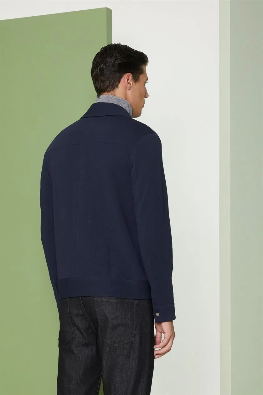 Perona   I   Mens -Outerwear-Fabric Jackets-Yuuto Pma-Fv21-32648-Navy  AS8171