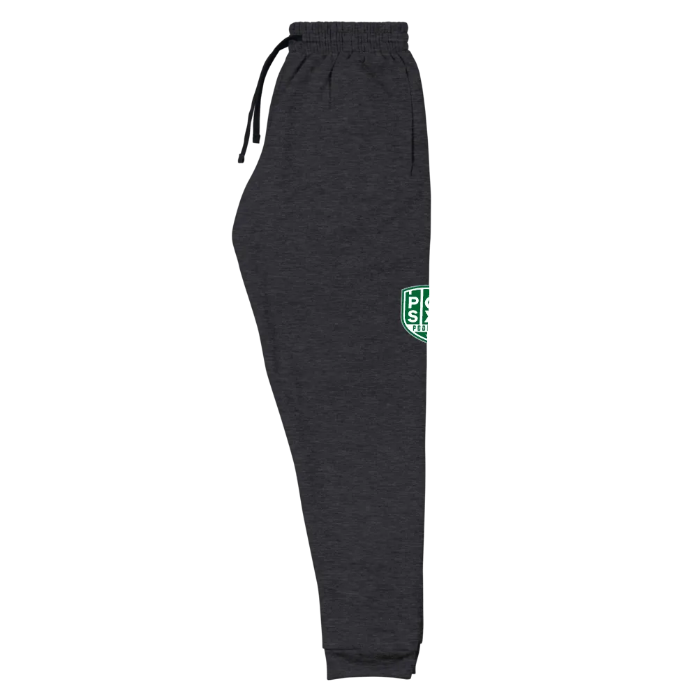 Pick Six Podcast Logo Adult Fleece Joggers