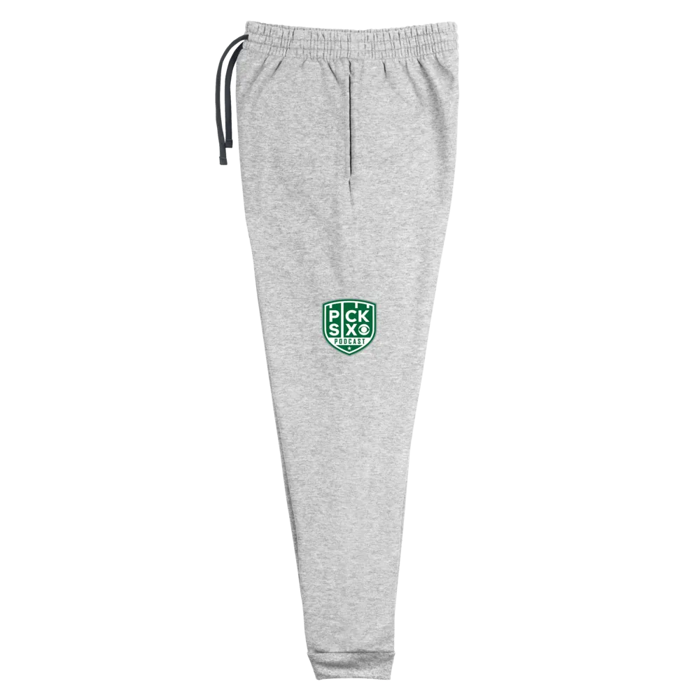 Pick Six Podcast Logo Adult Fleece Joggers