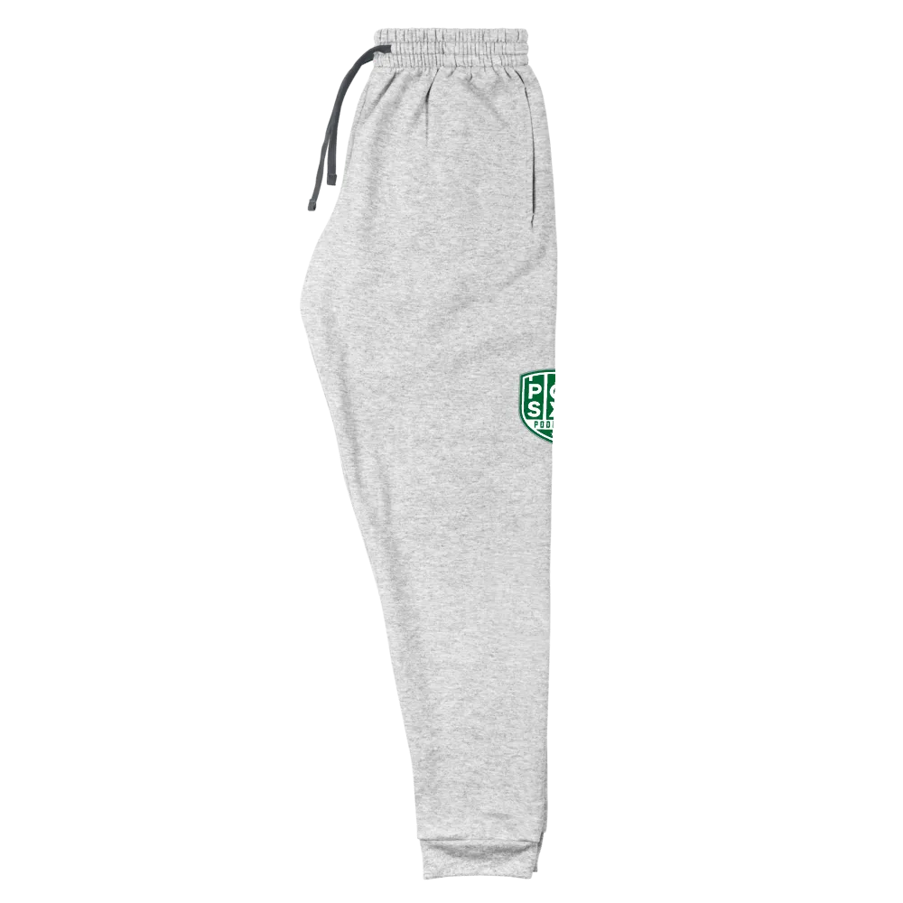 Pick Six Podcast Logo Adult Fleece Joggers