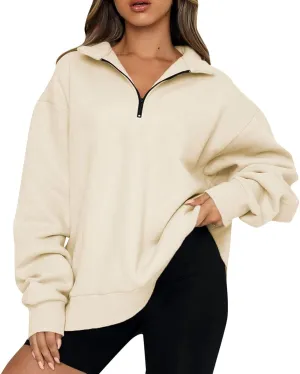 PLMOKN Hoodies for Women Zip Up Fashion Cropped Sweatshirts Long Sleeve Fall Winter Fuzzy Warm Pullover Outfits Clothes