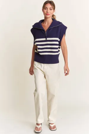 Quarter Zipped Sweater