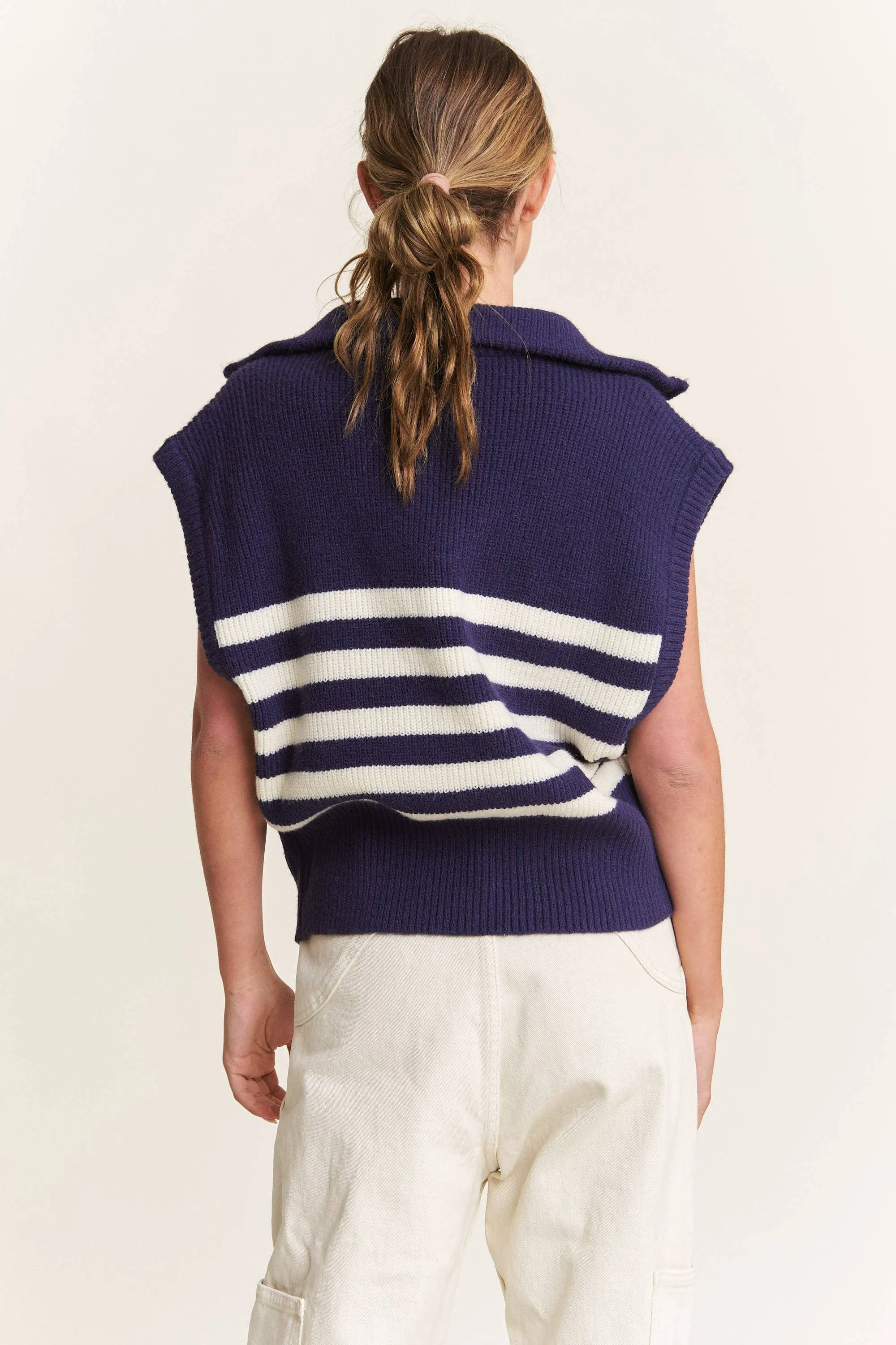 Quarter Zipped Sweater
