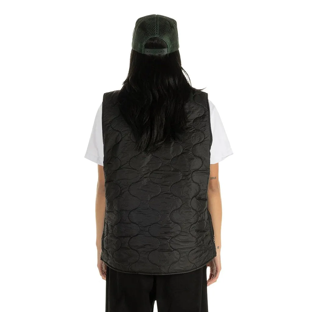 Quilted Vest - Black