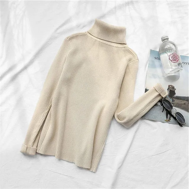 Rawa - Sweater Autumn Winter Tops Soft Knitted