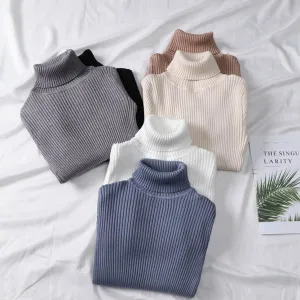 Rawa - Sweater Autumn Winter Tops Soft Knitted
