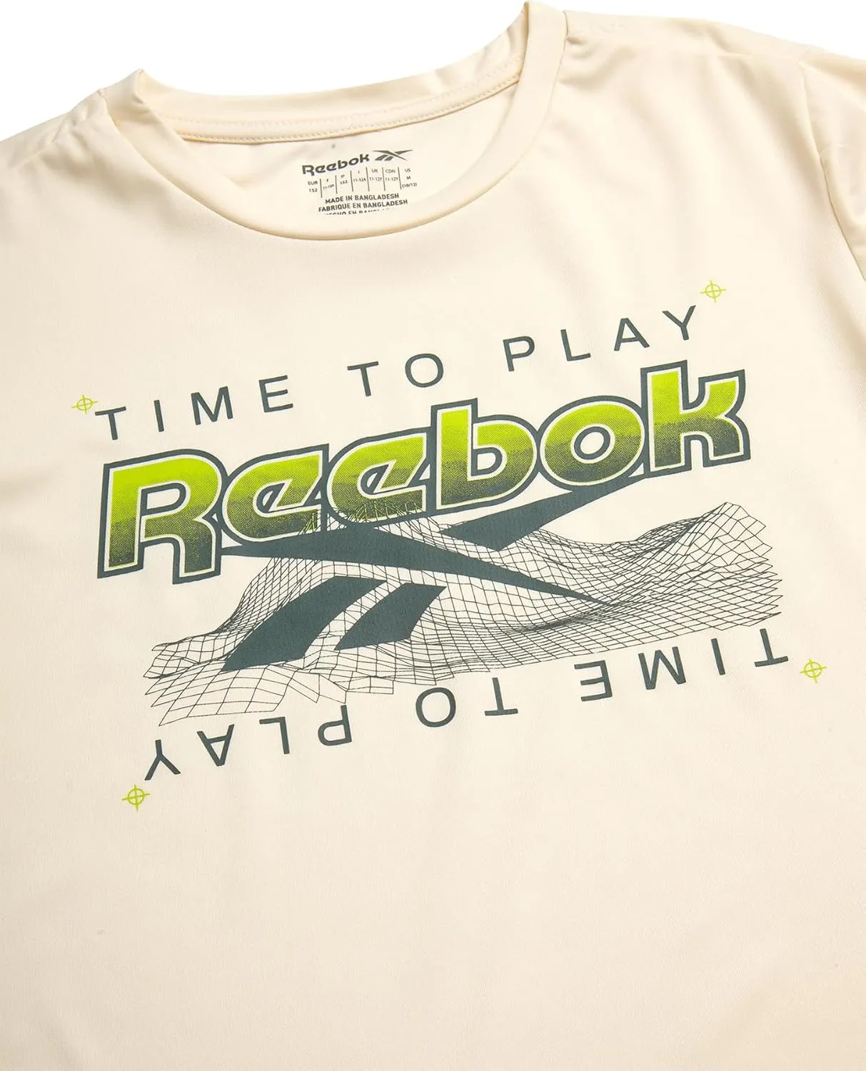 Reebok Boys Shirts - 4 Pack Active Performance Dry Fit T Shirt - Athletic Boys T Shirts Kids Training Tops (8-20)