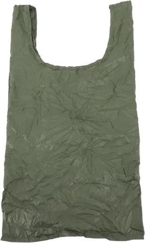 Reusable Foldable Shopping Storage Bag Lightweight Grocery Bag Folds Into Pouch for Easy Storage Green