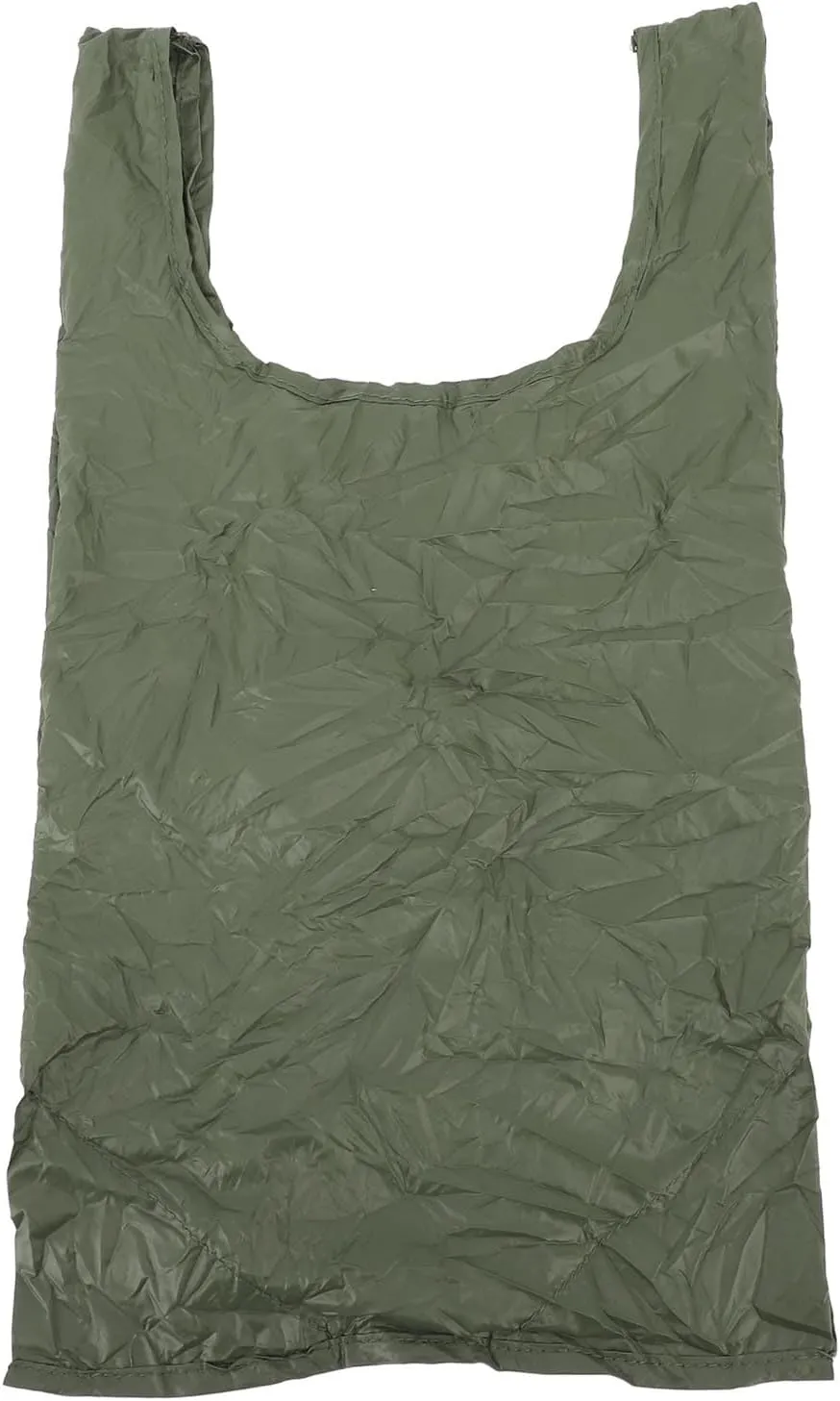 Reusable Foldable Shopping Storage Bag Lightweight Grocery Bag Folds Into Pouch for Easy Storage Green