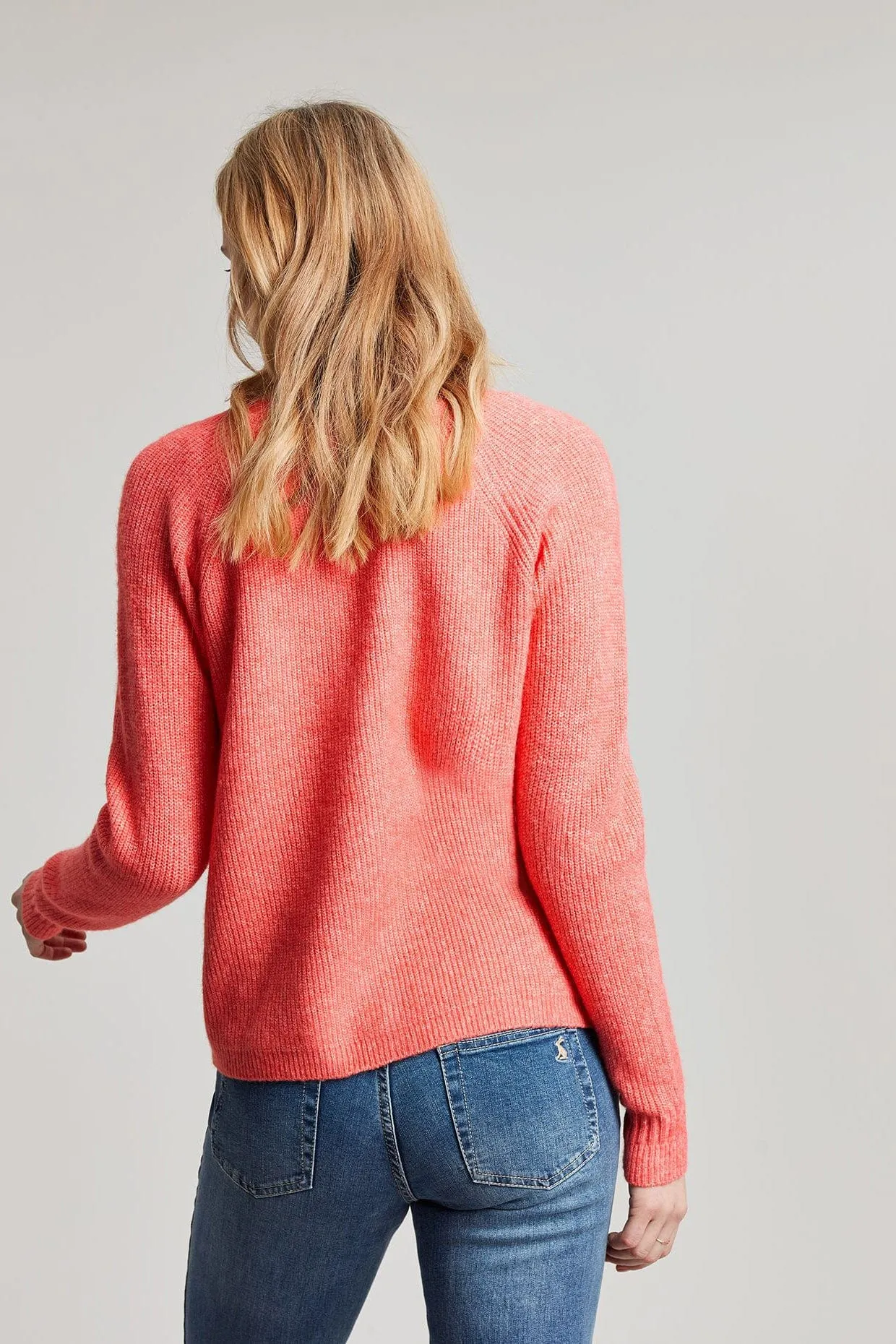 Rosy Reversible Cardigan - Orange