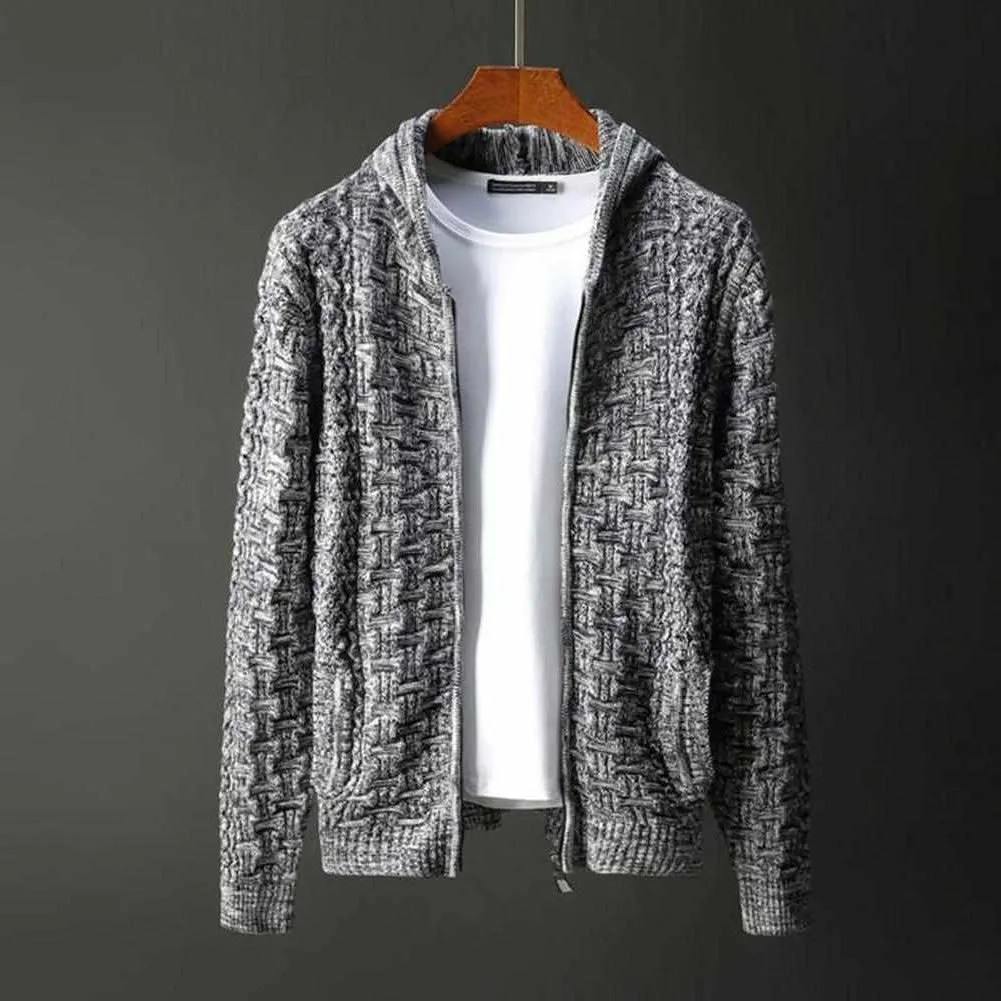 Saint Morris Knitted Zip-Up Cardigan