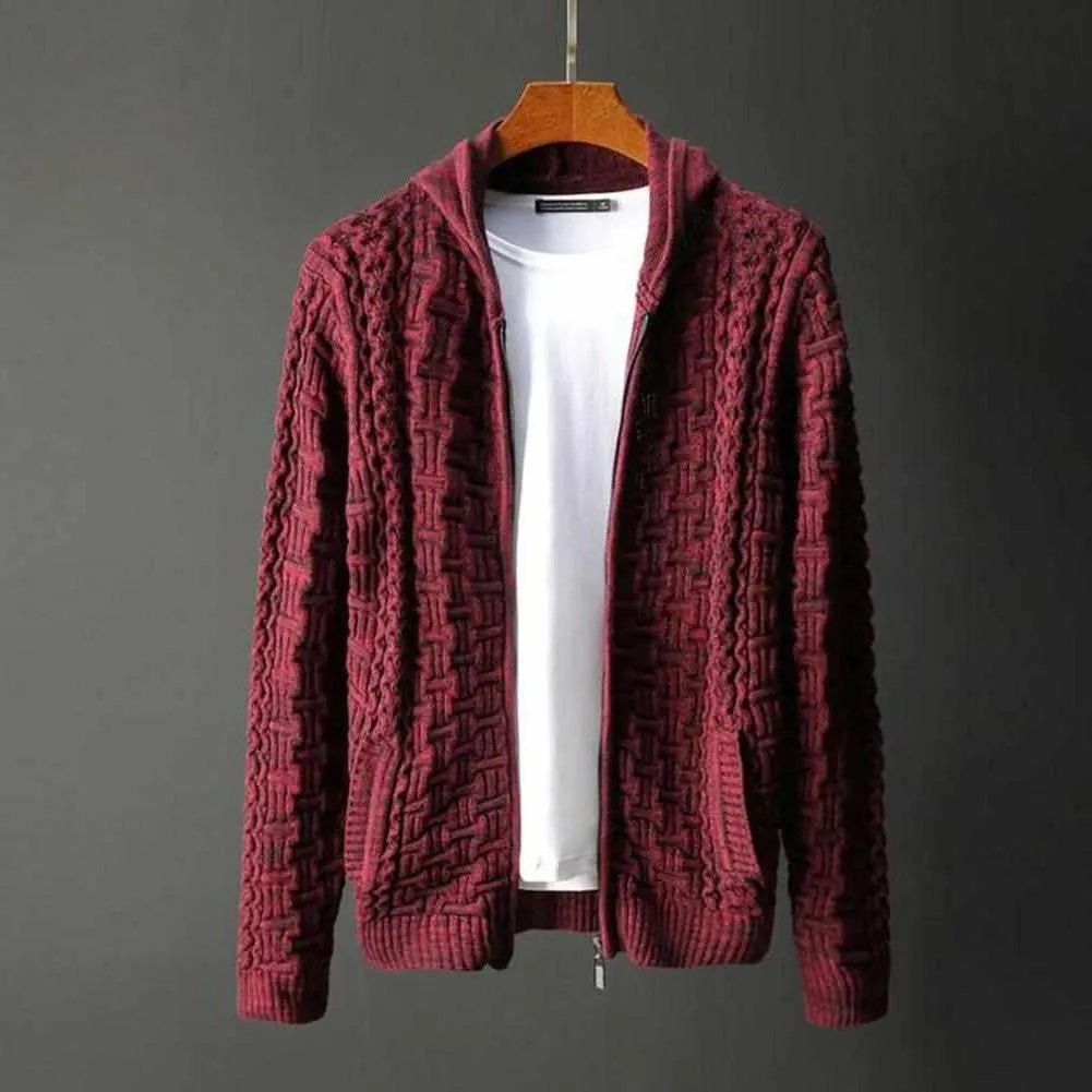 Saint Morris Knitted Zip-Up Cardigan