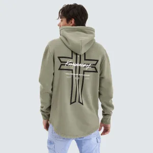 Shadow Dual Curved Hoodie Pigment Shadow