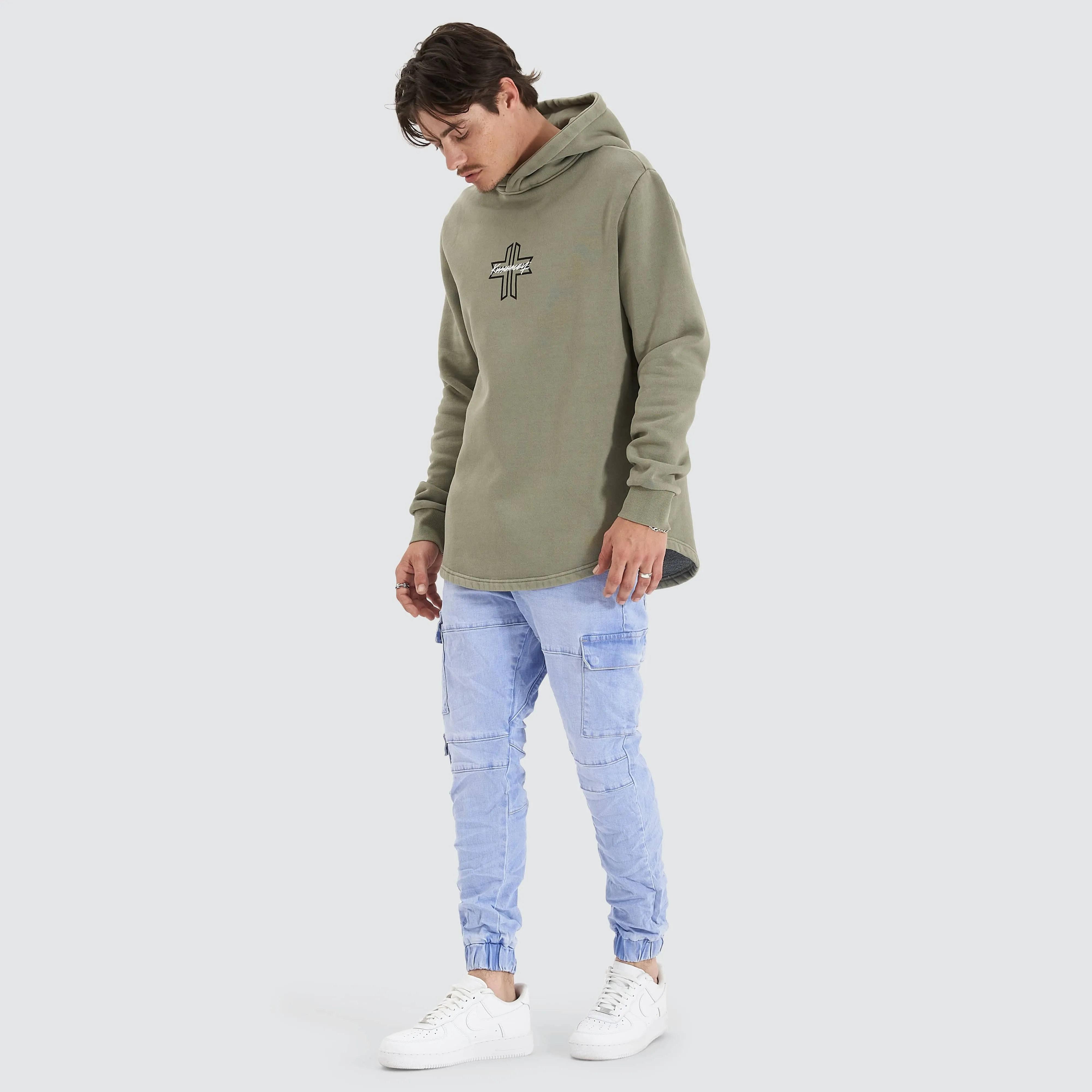 Shadow Dual Curved Hoodie Pigment Shadow