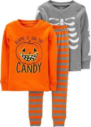 Simple Joys by Carter's Baby 3-Piece Snug-fit Cotton Holiday Pajama Set