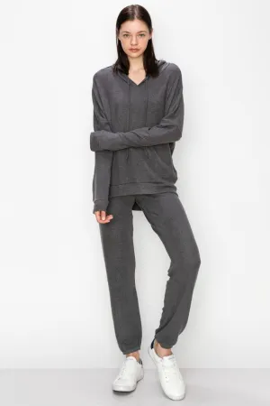 Solid Brushed Hacci Jogger