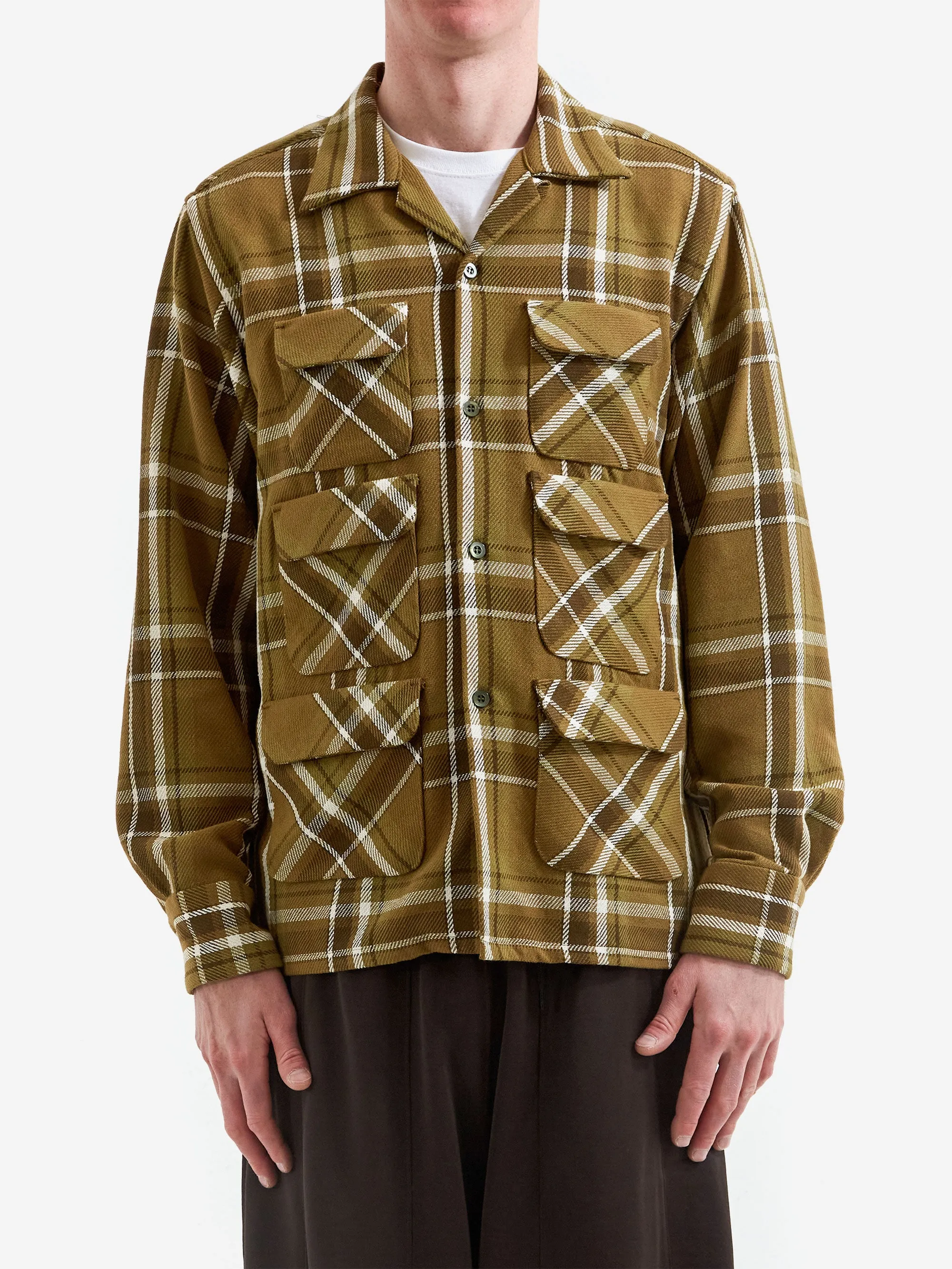 South2 West8 6 Pocket Classic Shirt- C-Olive