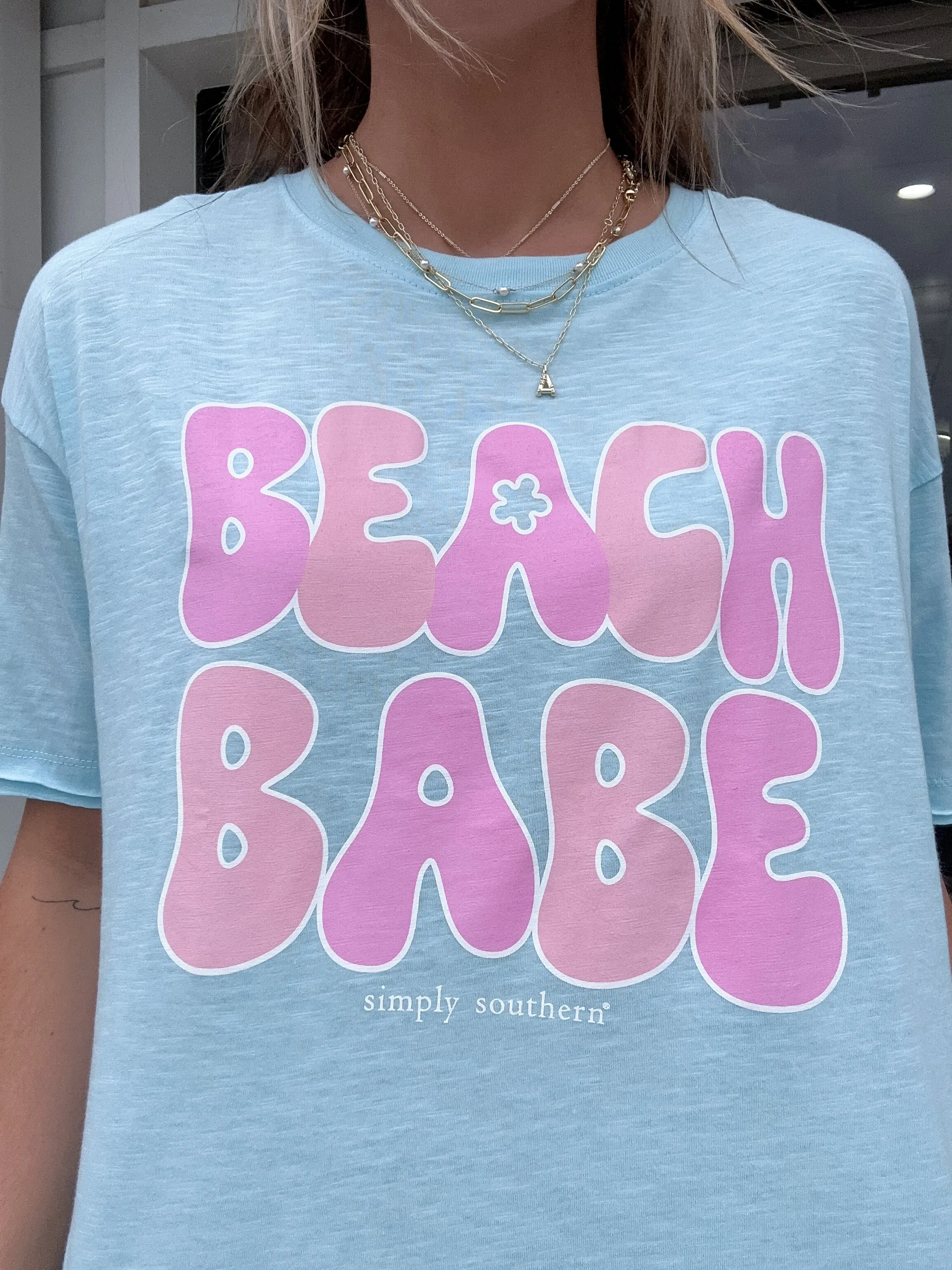 SS Boxy Beach Babe Tee