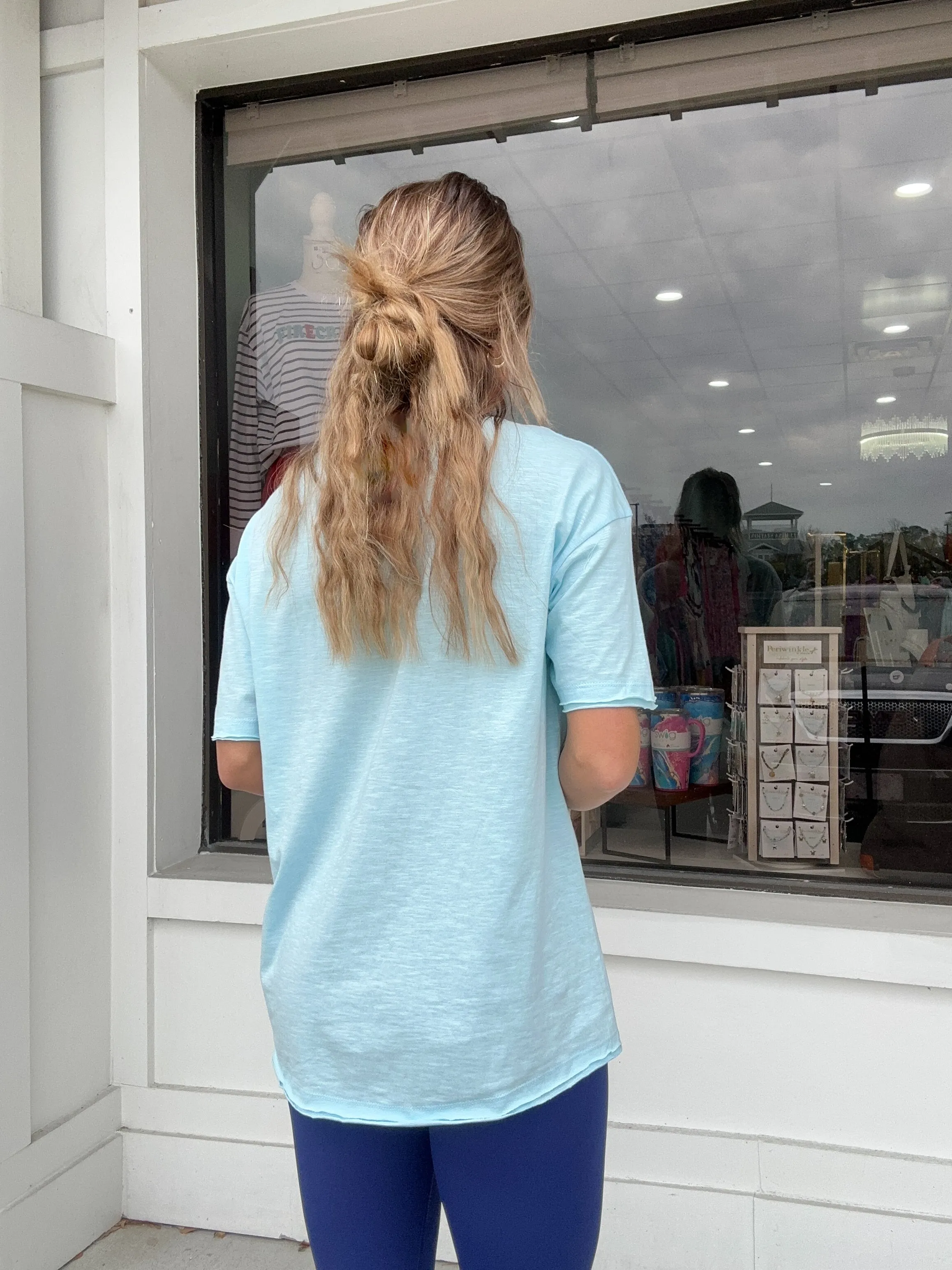 SS Boxy Beach Babe Tee