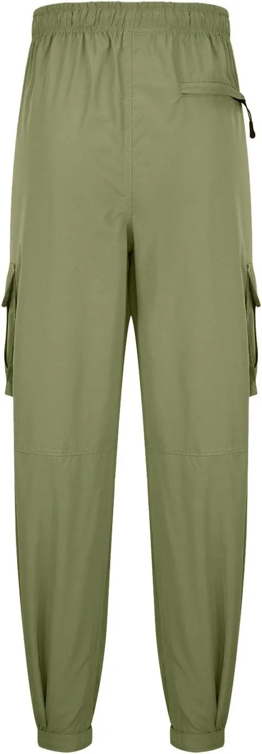 Sweatpant for Men with Pockets Workout Sports Pant Men's Cargo Pants Elastic Waist Joggers Solid Casual Multi Pockets