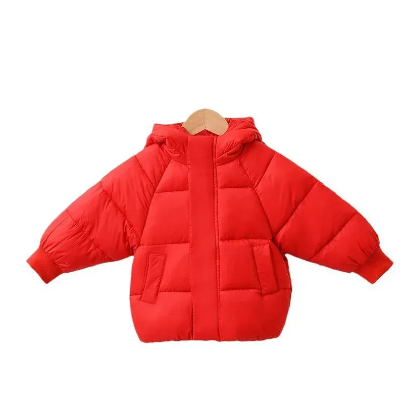 Teddy Bear Girl's Elegant Cotton Hooded