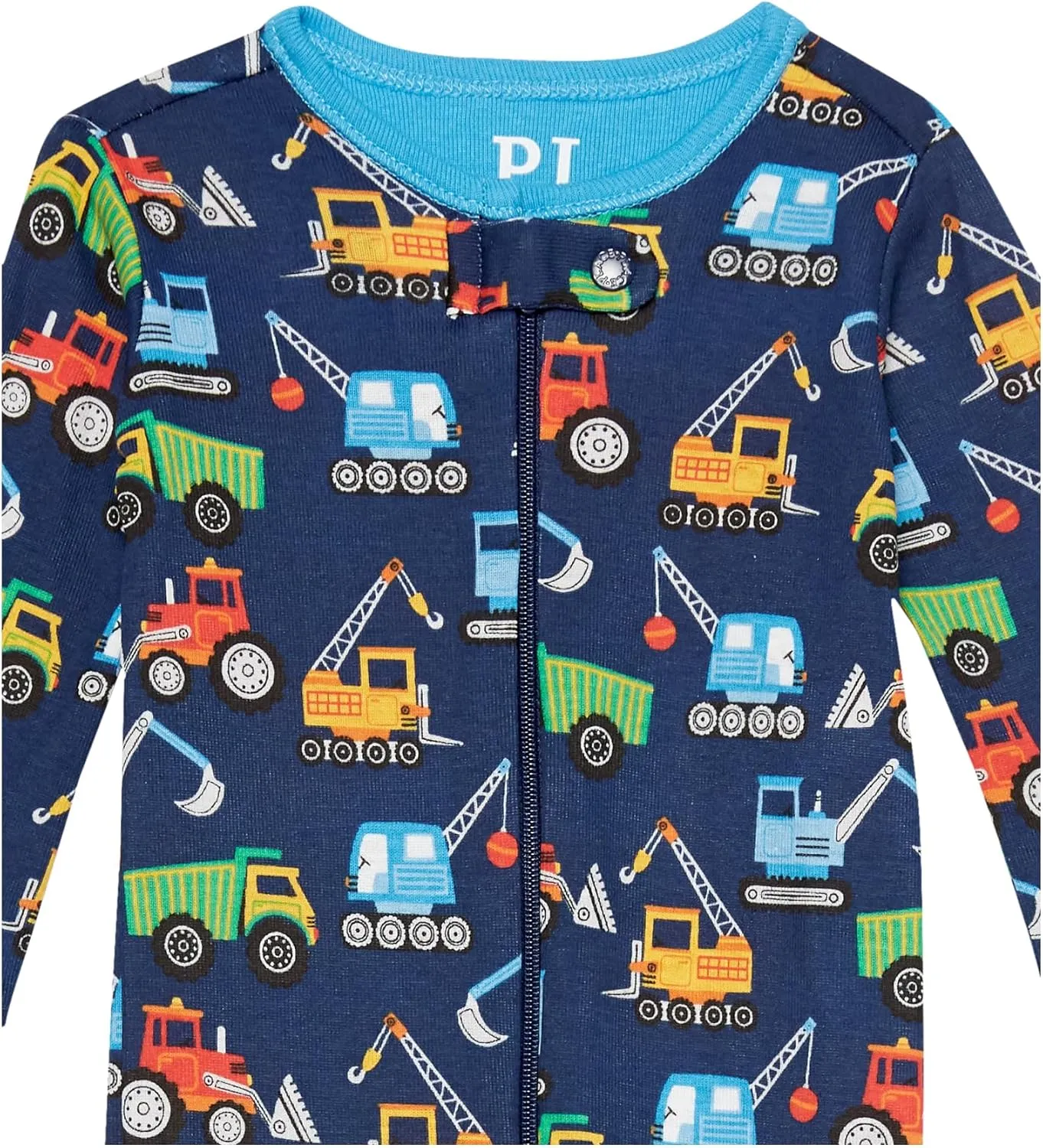 The Children's Place Baby Boys' and Toddler Snug Fit 100% Cotton Zip-Front One Piece Footed Pajamas 2-Pack