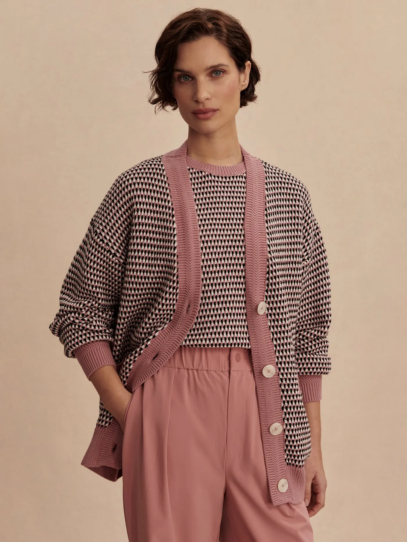 Tiffany Textured Knit Cardigan