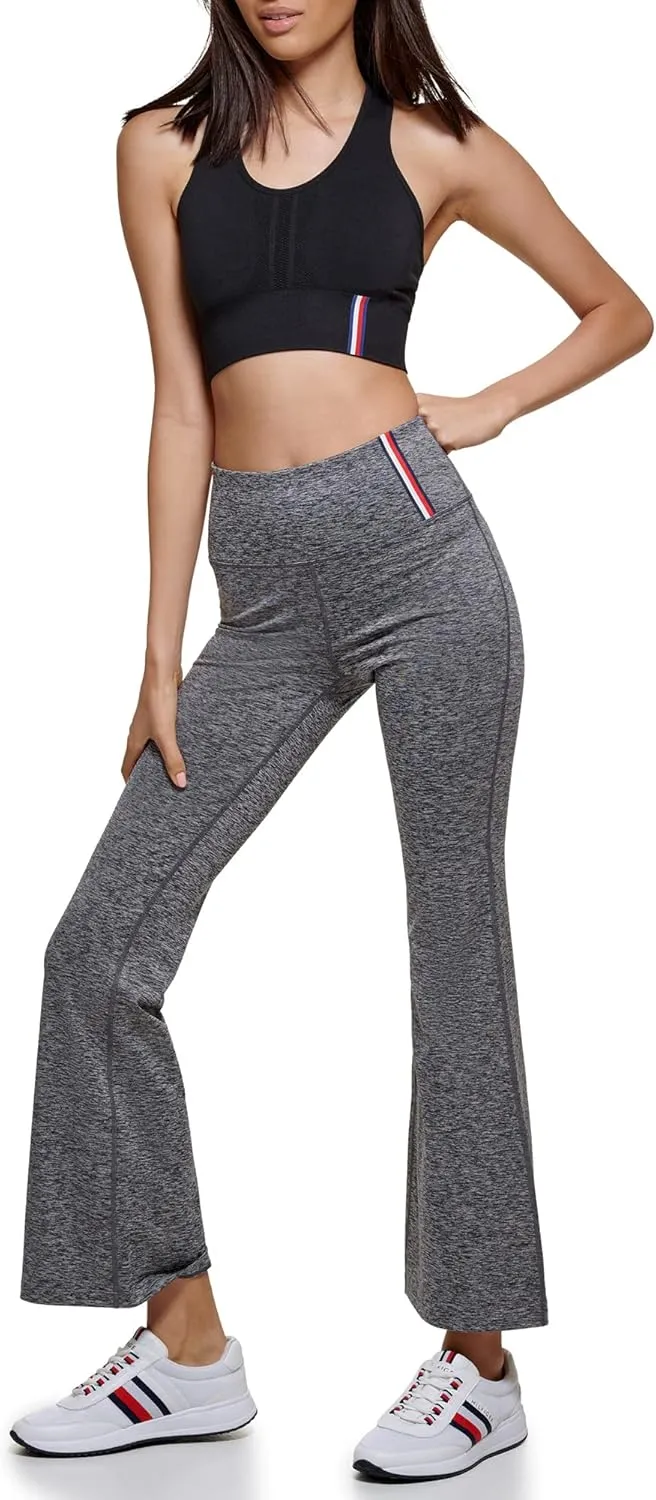 Tommy Hilfiger Women's Yoga Pant Casual Legging High Rise Space Dye