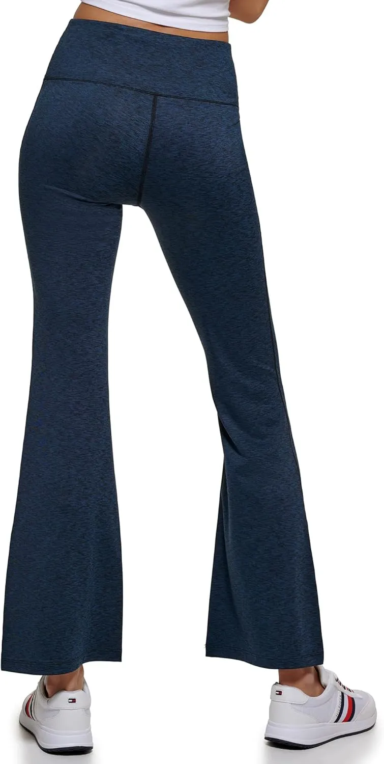 Tommy Hilfiger Women's Yoga Pant Casual Legging High Rise Space Dye