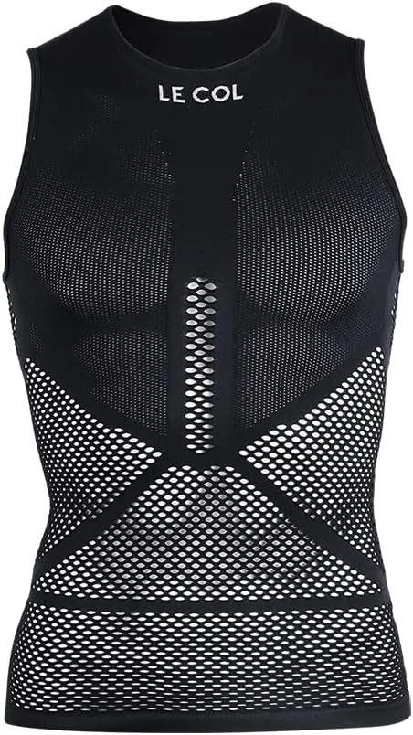 Unisex Pro Mesh Sleeveless Base Layer | Breathable Cycling Undershirt | Light, Quick Dry, Snug Fit | XS - L