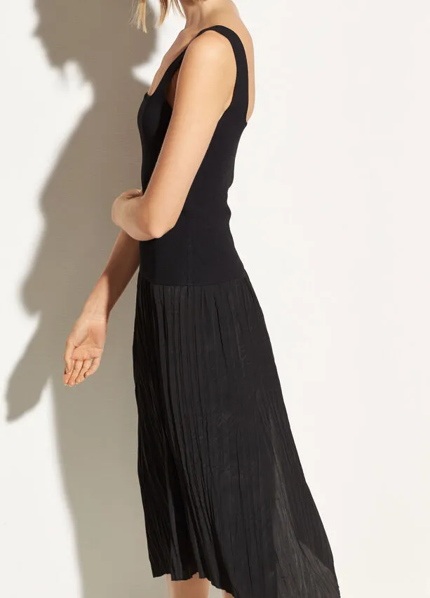 Vince - Square Neck Tank Black