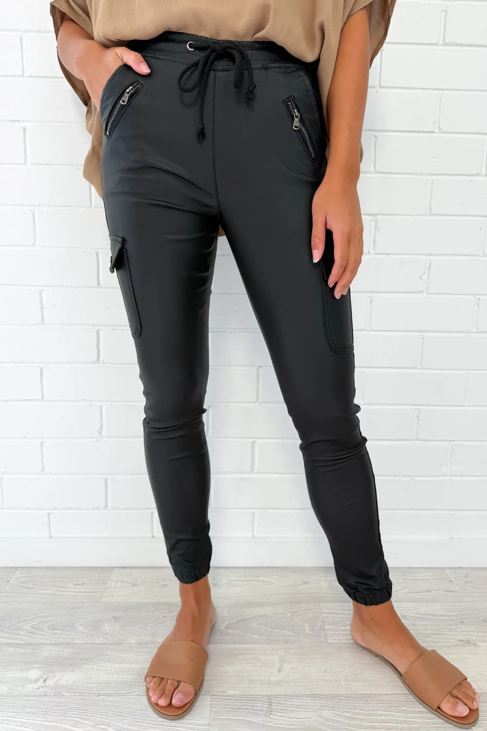 Wet Look Jogger