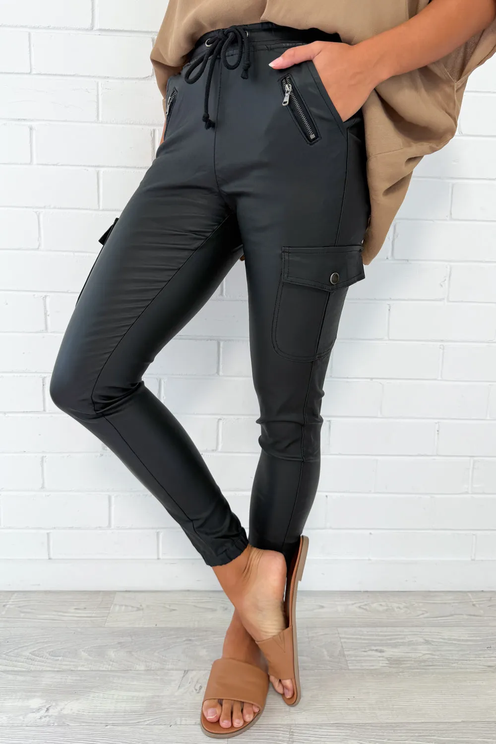 Wet Look Jogger