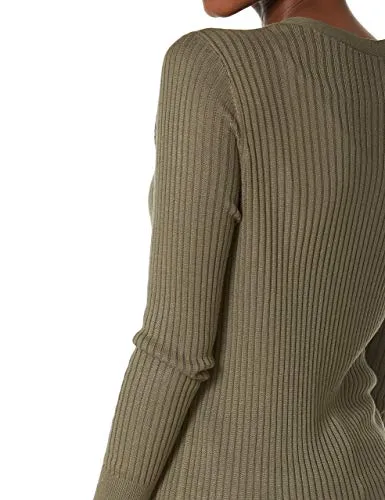 Women's Open Front Cardigan Shirt Long Sleeve Lightweight Coat (Army Green,L/12-14)
