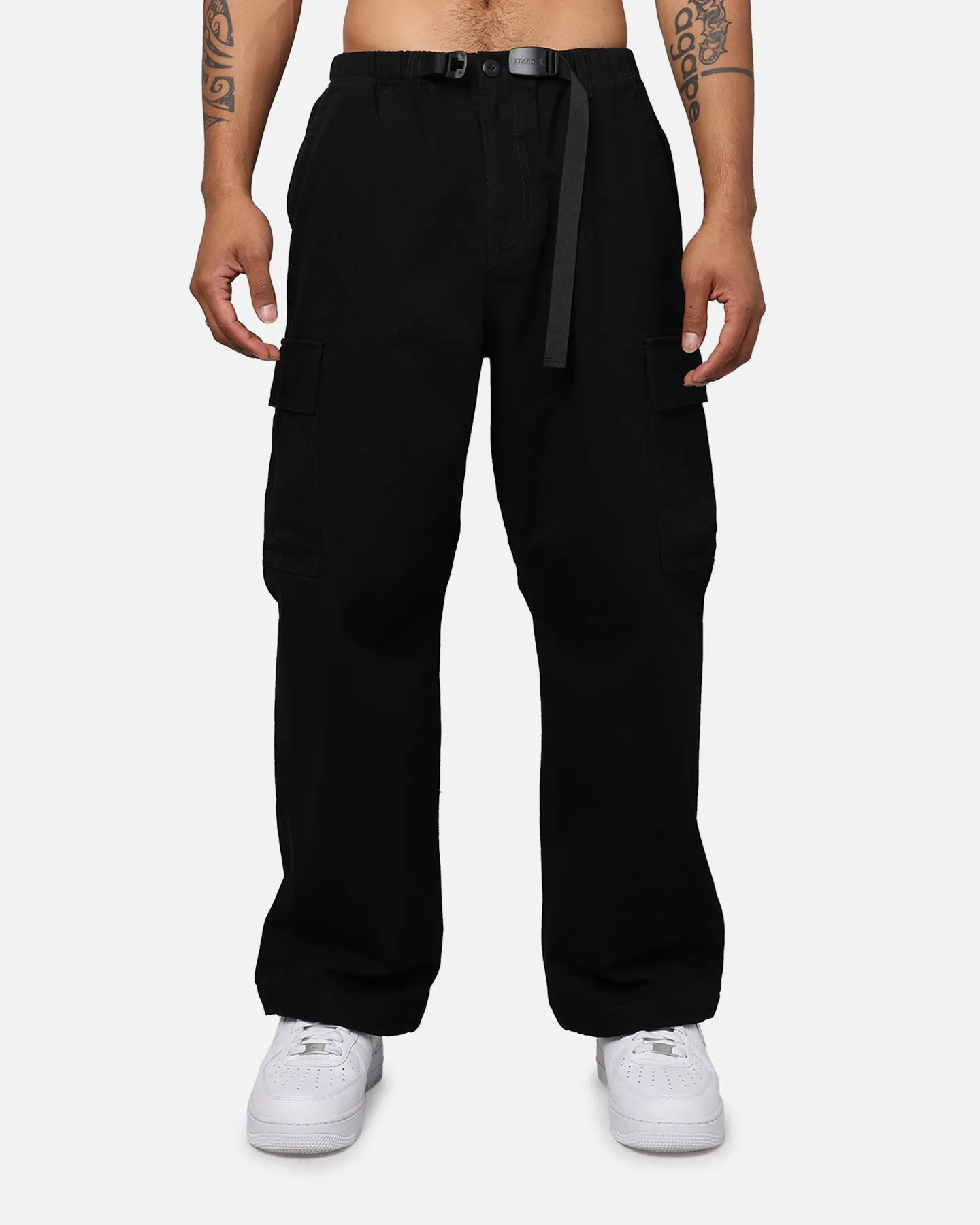 X-Large Twill Easy Cargo Pants Black