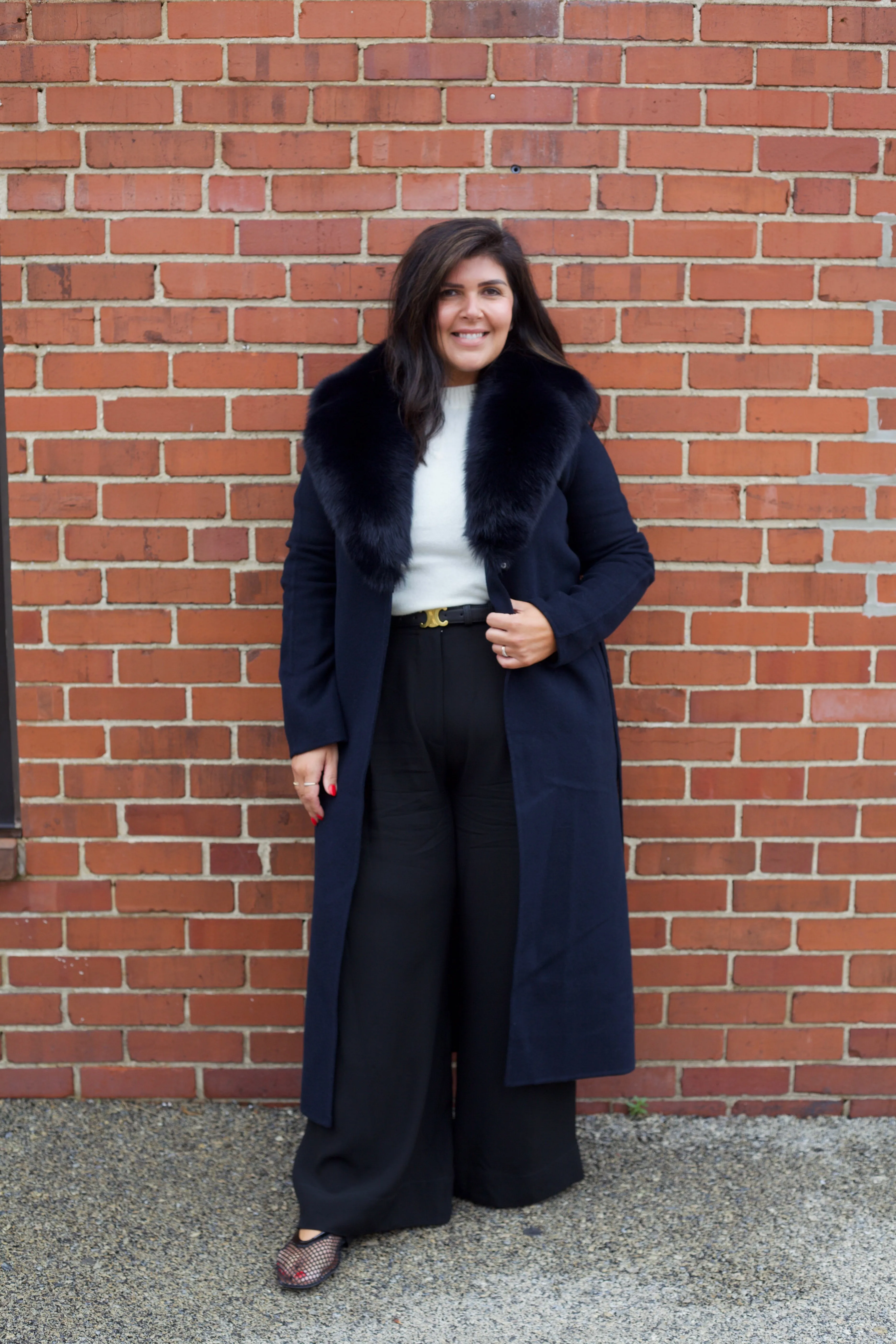 YVES SALOMON MANTEAU 119CM